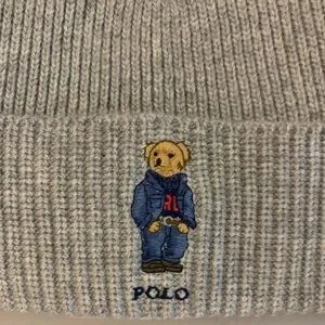 NWT Polo Ralph Lauren Polo Bear Gray Rib-knit Beanie O/S Polo Ralph Lauren | Accessories | Nwt Polo Bear Rib Knit  main image 3